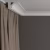 Потолочный плинтус под покраску Decor-Dizayn DD13 2000×48×40 фото в интерьере
