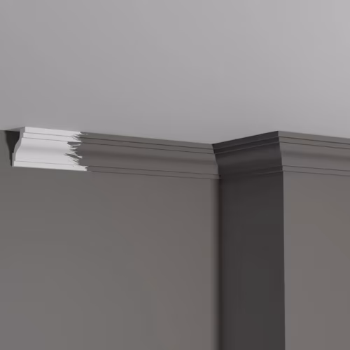 Потолочный плинтус под покраску Decor-Dizayn DD28 2000×40×41