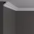 Потолочный плинтус под покраску Decor-Dizayn DD28 2000×40×41