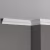 Потолочный плинтус под покраску Decor-Dizayn DD28 2000×40×41