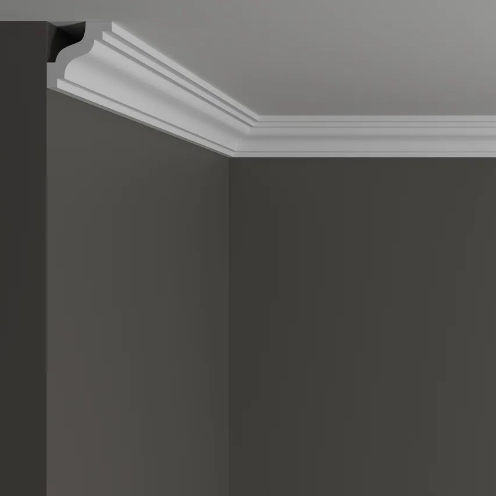Потолочный плинтус под покраску Decor-Dizayn DD28 2000×40×41