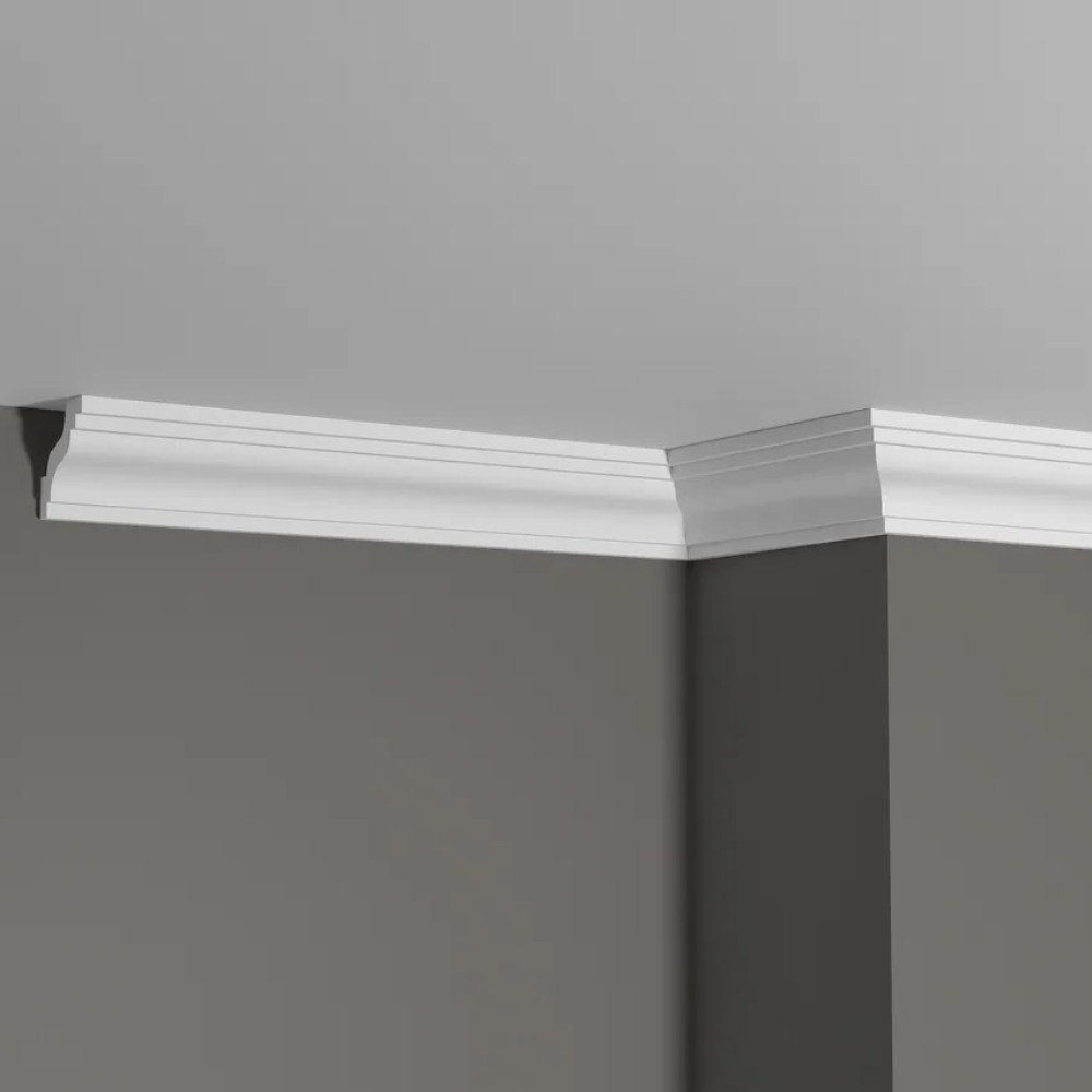Потолочный плинтус под покраску Decor-Dizayn DD28 2000×40×41