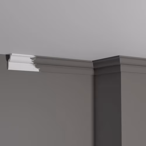 Потолочный плинтус под покраску Decor-Dizayn DD22 2000×29×42
