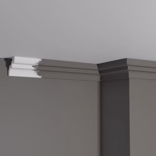 Потолочный плинтус под покраску Decor-Dizayn DD39 2000×42×46