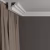 Потолочный плинтус под покраску Decor-Dizayn DD39 2000×42×46 фото в интерьере