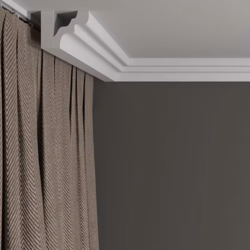 Потолочный плинтус под покраску Decor-Dizayn DD39 2000×42×46