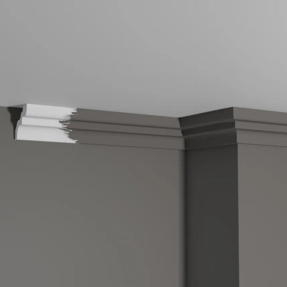Потолочный плинтус под покраску Decor-Dizayn DD39 2000×42×46