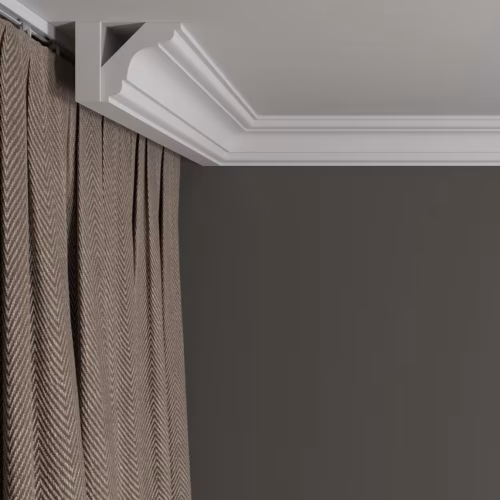 Потолочный плинтус под покраску Decor-Dizayn DD05 2000×49×49