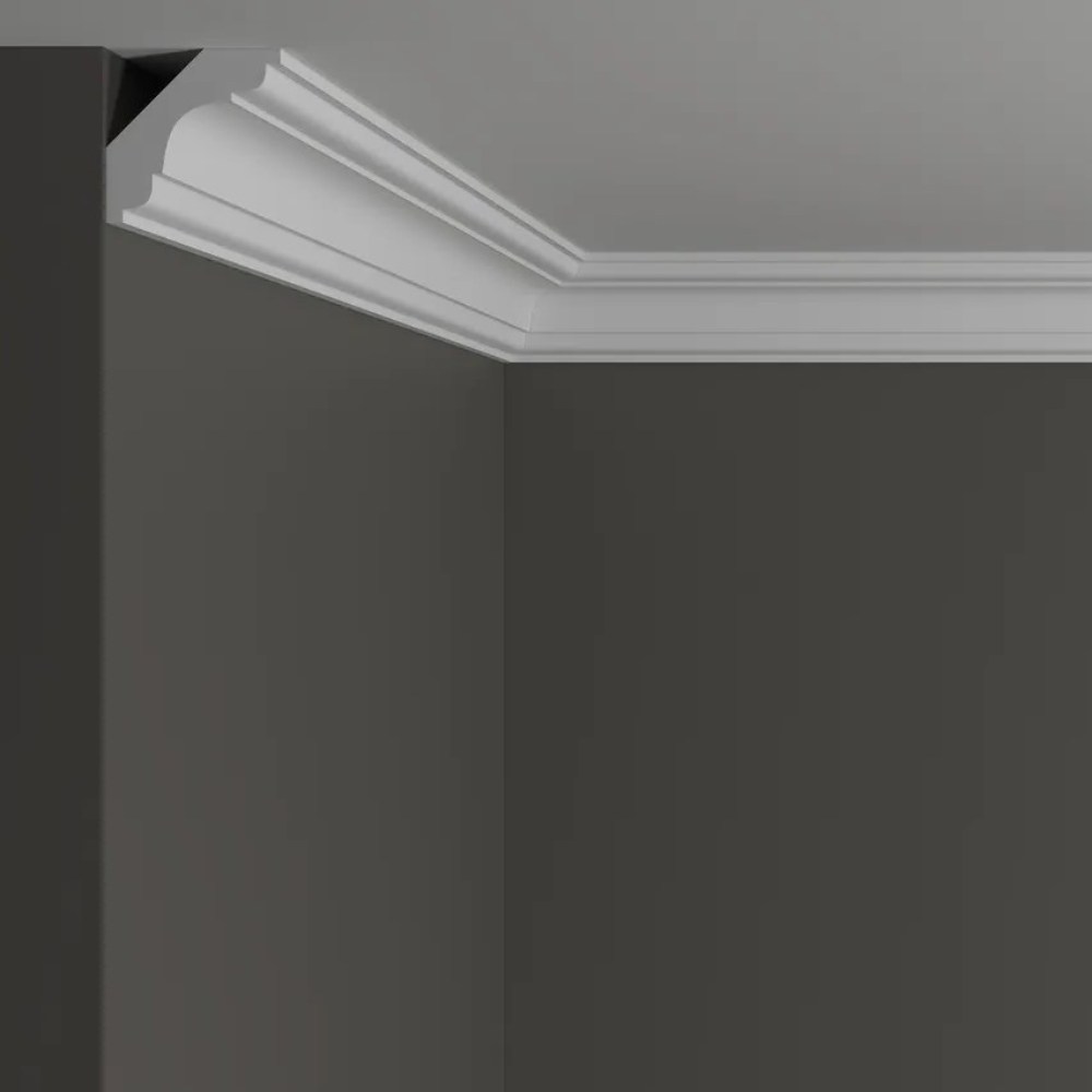 Потолочный плинтус под покраску Decor-Dizayn DD05 2000×49×49