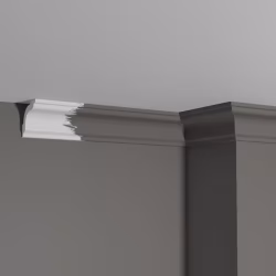 Потолочный плинтус под покраску Decor-Dizayn DD42 2000×50×50