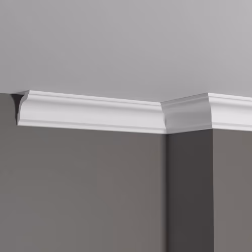 Потолочный плинтус под покраску Decor-Dizayn DD42 2000×50×50