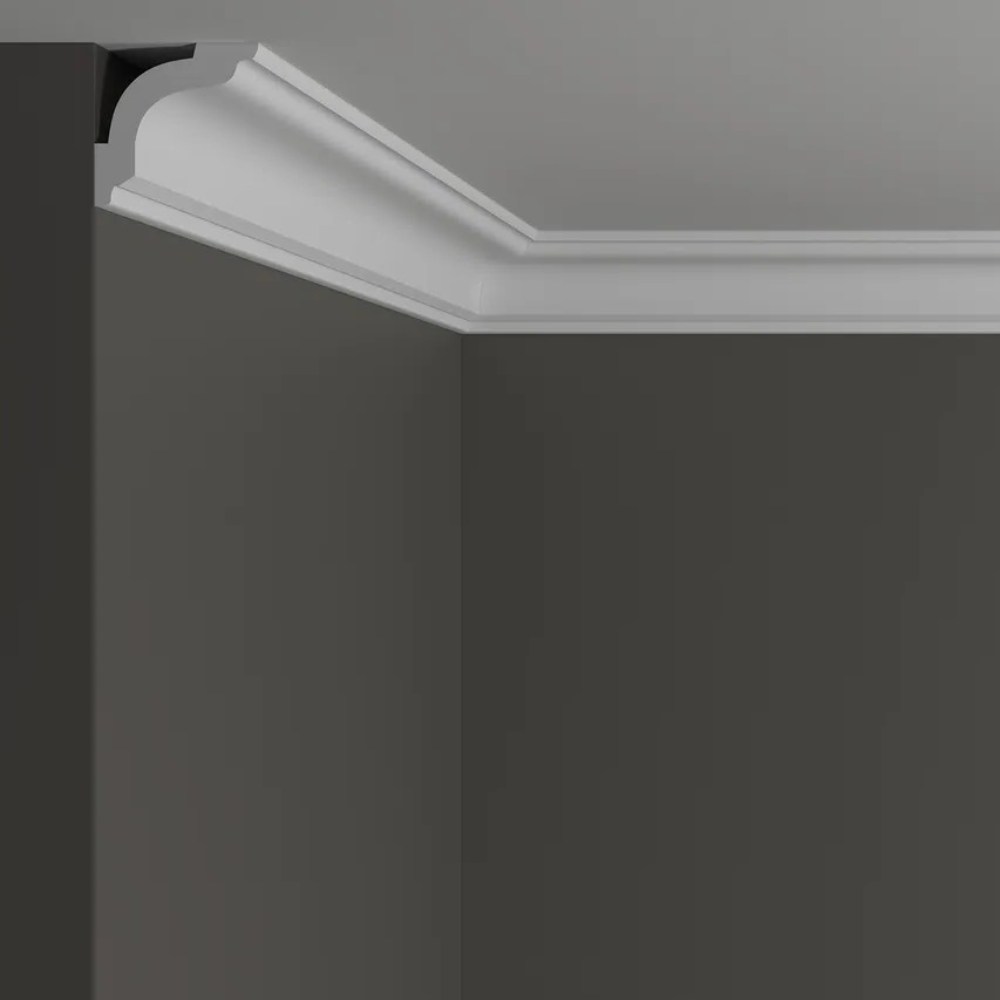 Потолочный плинтус под покраску Decor-Dizayn DD42 2000×50×50