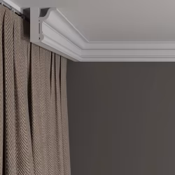 Потолочный плинтус под покраску Decor-Dizayn DD501 2000×31×59