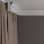 Потолочный плинтус под покраску Decor-Dizayn DD501 2000×31×59 фото в интерьере