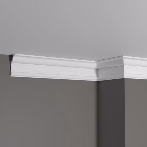 Потолочный плинтус под покраску Decor-Dizayn DD501 2000×31×59