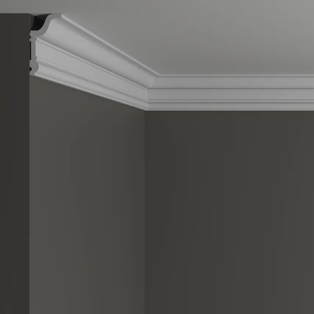 Потолочный плинтус под покраску Decor-Dizayn DD501 2000×31×59