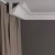 Потолочный плинтус под покраску Decor-Dizayn DD17 2000×69×65 фото в интерьере