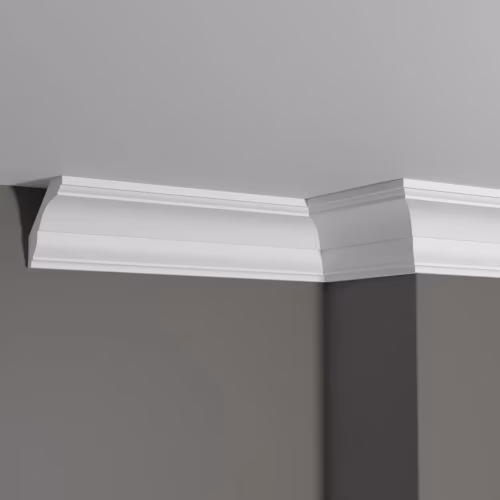 Потолочный плинтус под покраску Decor-Dizayn DD17 2000×69×65