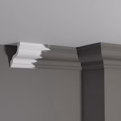 Потолочный плинтус под покраску Decor-Dizayn DD30 2000×82×74