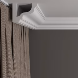 Потолочный плинтус под покраску Decor-Dizayn DD30 2000×82×74