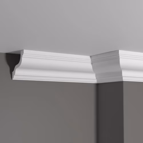 Потолочный плинтус под покраску Decor-Dizayn DD30 2000×82×74