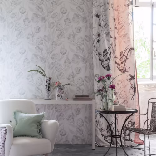 Обои Designers Guild Marquisette Fontainebleau-Porcelain PDG685/01