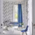 Обои Designers Guild Majolica Acanthus Indigo PDG1022/01 фото в интерьере