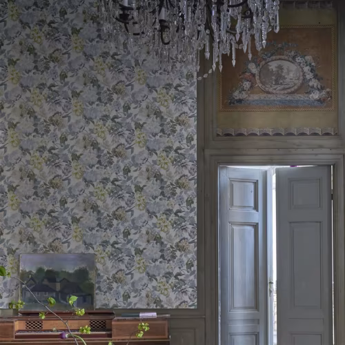 Обои Designers Guild Tulipa Stellata Delft Flower Pewter PDG1033/05