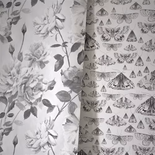 Обои Designers Guild Jardin Des Plantes Couture Rose Noir PDG711/06