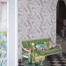Обои Designers Guild Jardin Des Plantes Sibylla Garden Black And White PDG721/01