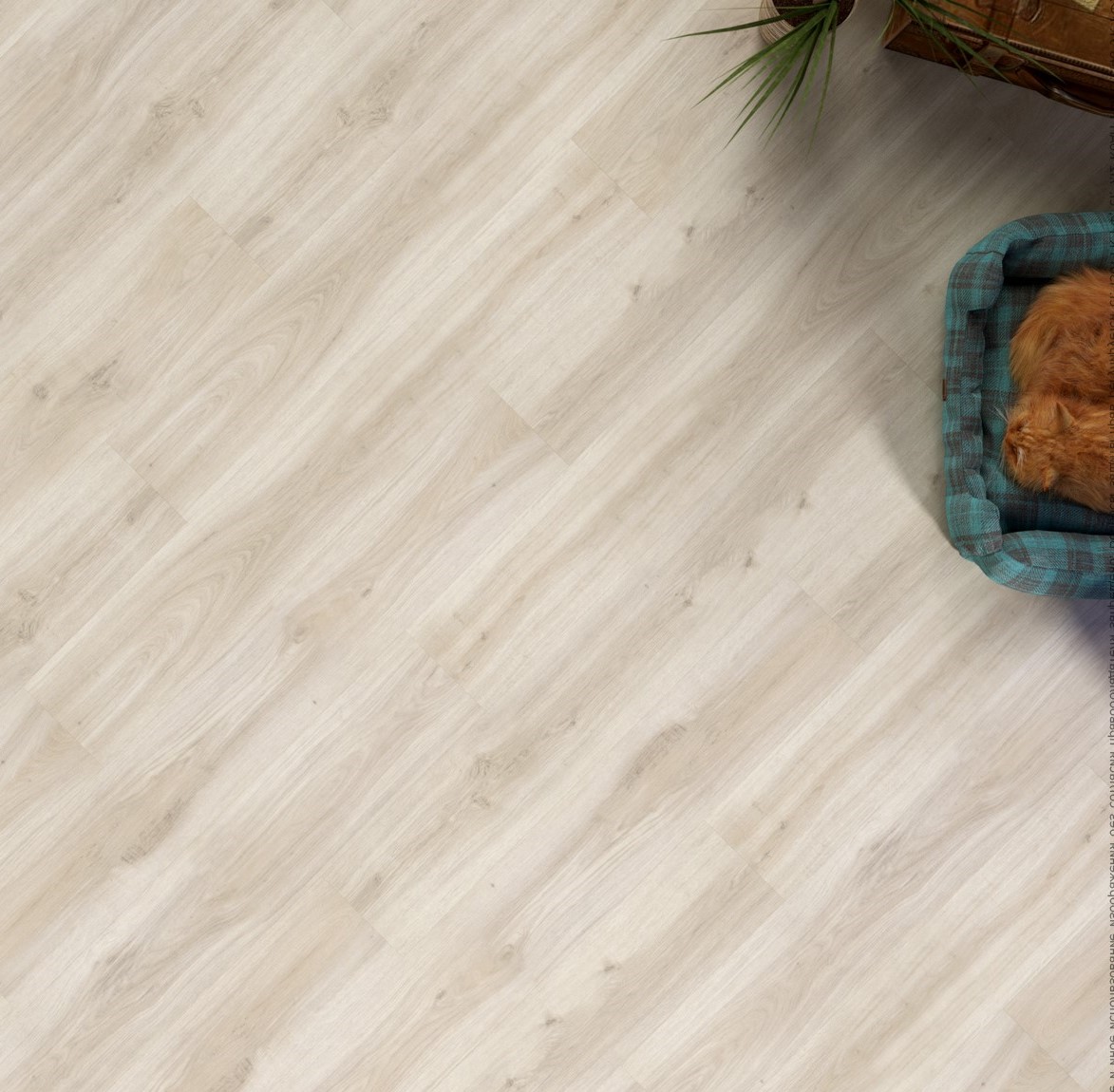 Кварцвиниловая плитка FineFloor клеевая Wood Дуб Верона FF-1474 1320×196×2,5 фото в интерьере