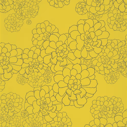 Обои Paint and Paper Library Tresco Aeonium Gamboge 0393AEGAMBO