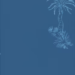 Обои Paint and Paper Library Tresco Lighthouse Palm Blue Pearl 0393LPBLUEP