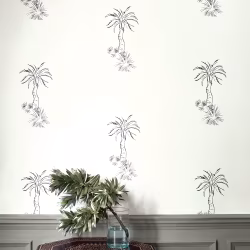 Обои Paint and Paper Library Tresco Lighthouse Palm Pentle 0393LPPENTL