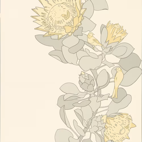 Обои Paint and Paper Library Tresco Protea Trail Clay 0393PTCLAYZ