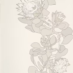Обои Paint and Paper Library Tresco Protea Trail Slate 0393PTSLATE