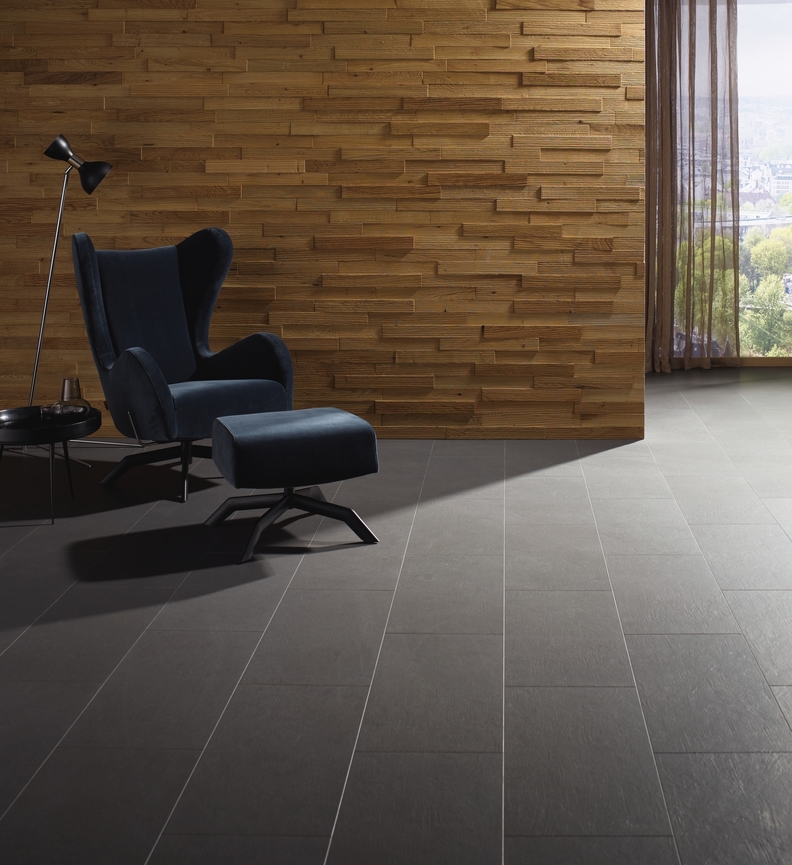 Деревянные стеновые панели Haro Wall Nevada 3D Дуб River 535 624 496×62×3,7-7,3 фото в интерьере Деревянные стеновые панели Haro Wall Nevada 3D Дуб River 535 624 496×62×3,7-7,3 фото в интерьере