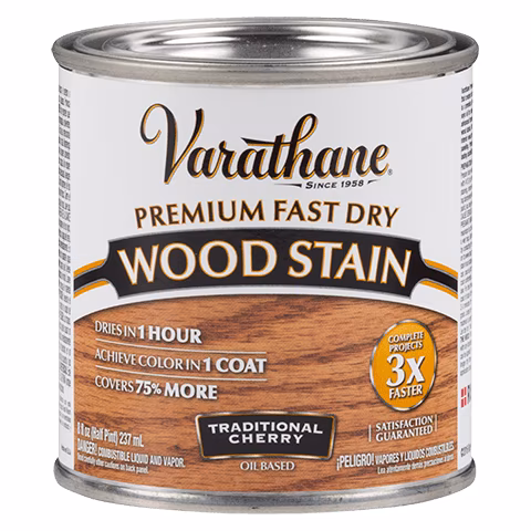 Цветное масло для дерева Varathane Fast Dry 262008 Традиционная вишня 0,946 л