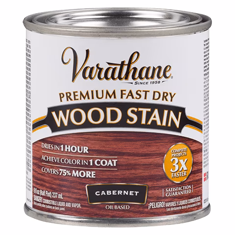 Цветное масло для дерева Varathane Fast Dry 262016 Каберне 0,946 л