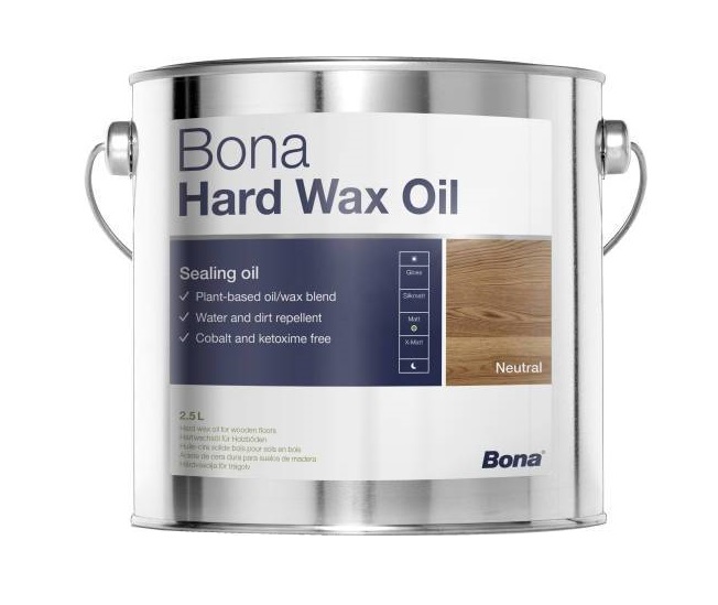 Масло с твердым воском Bona Hard Wax Oil матовое 2,5 л