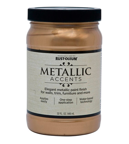 Краска Rust-Oleum Metallic Accents 253537 Светлое золото Soft Gold 0,946 л