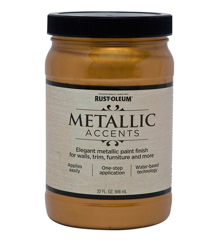 Краска Rust-Oleum Metallic Accents 253607 Золотой рудник Gold Mine 0,946 л