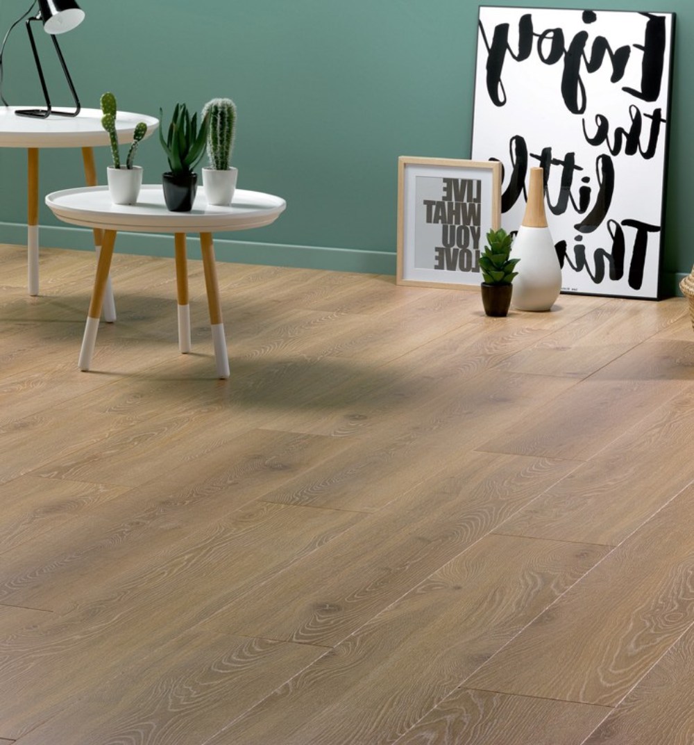 Ламинат Alsafloor Solid Plus Rafia Рафия 518 1286×214×12 фото в интерьере