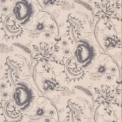 Обои Little Greene Archive Trails II Woodblock Mono 0291WOKNIGH