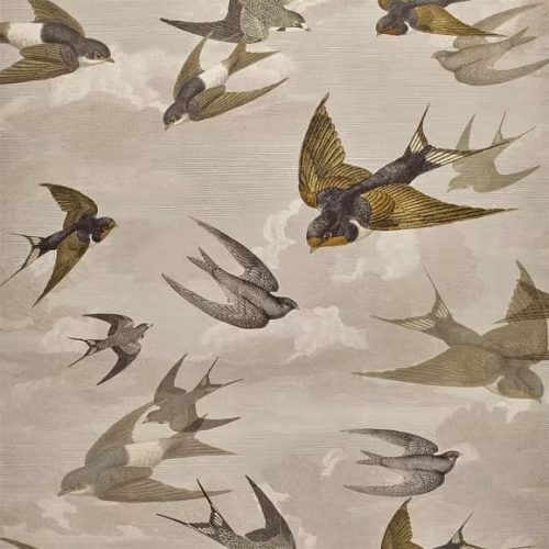 Обои John Derian Picture Book Chimney Swallows PJD6003/03