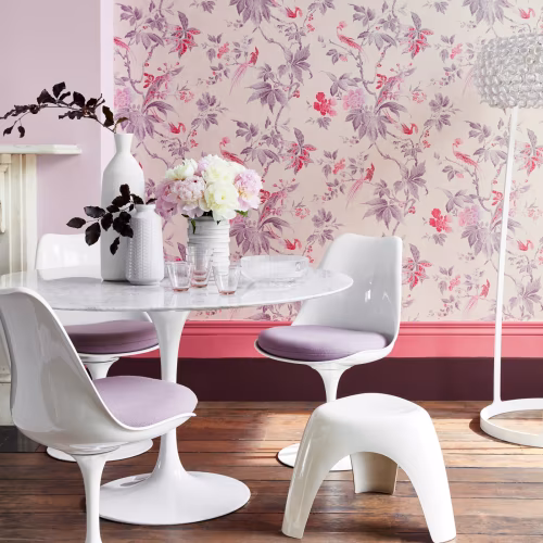 Обои Little Greene Archive Trails Paradise − Pink 0247PAPINKZ