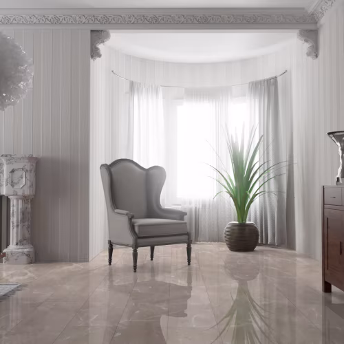 Ламинат Falquon Blue Line Stone 2.0 Botticino Classico Light D2911 глянец 810×400×8