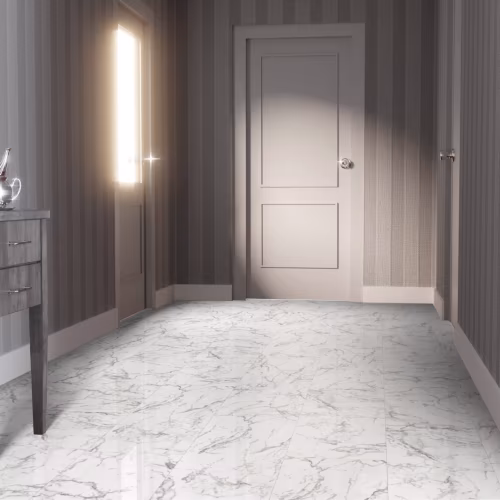 Ламинат Falquon Blue Line Stone 2.0 Carrara Marble D2921 глянец 810×400×8