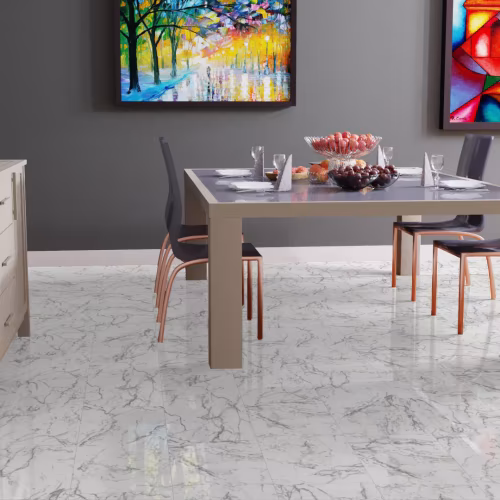 Ламинат Falquon Blue Line Stone 2.0 Carrara Marble D2921 глянец 810×400×8