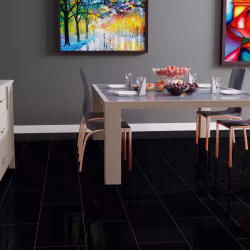 Ламинат Falquon Blue Line Stone Uni Black U190 глянец 644×310×8